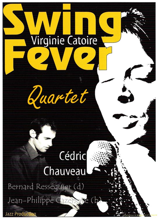 Coach vocal à Montpellier : affiche Swing Fever Quartet